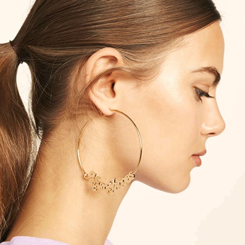 MARC JACOBS Large Logo hoop
